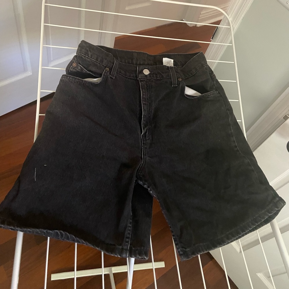 VINTAGE ORANGE TAB LEVIS SHORTS 951 SIZE 12